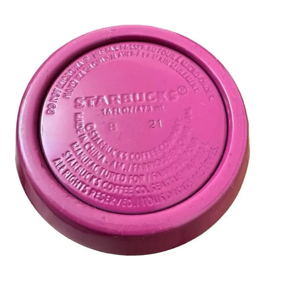 Starbucks Holiday 2021 Stainless Steel Tumbler Red Pink Poinsettia Floral 16 oz
